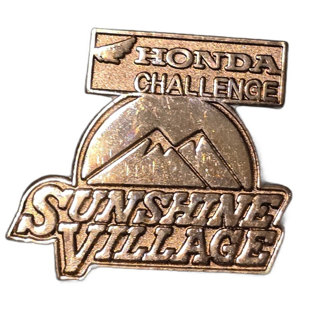 Sunshine Village Honda Challenge Ski Resort Mountain Hat Vest Lapel Pin C6
